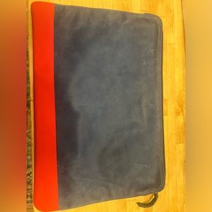CLARE V - Blue/Red stripe Laptop Case 15 inch